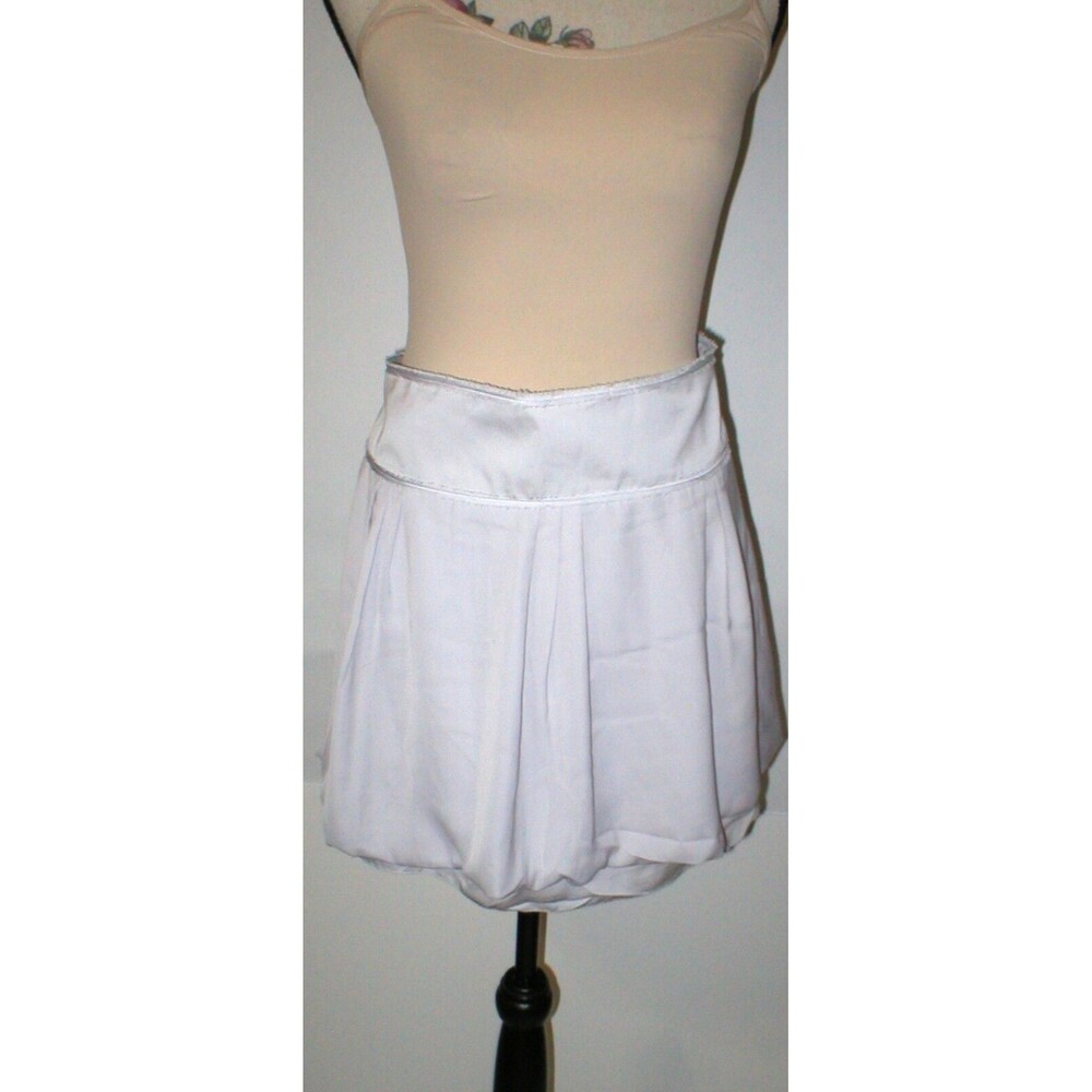 NEW Womens Gap Bubble Skirt NWT 14 Mini Starlight Very light Grayish Purple